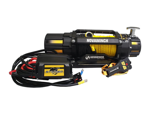 Stinger+ Electric Winch 12,000lb 24V with Wireless Remote