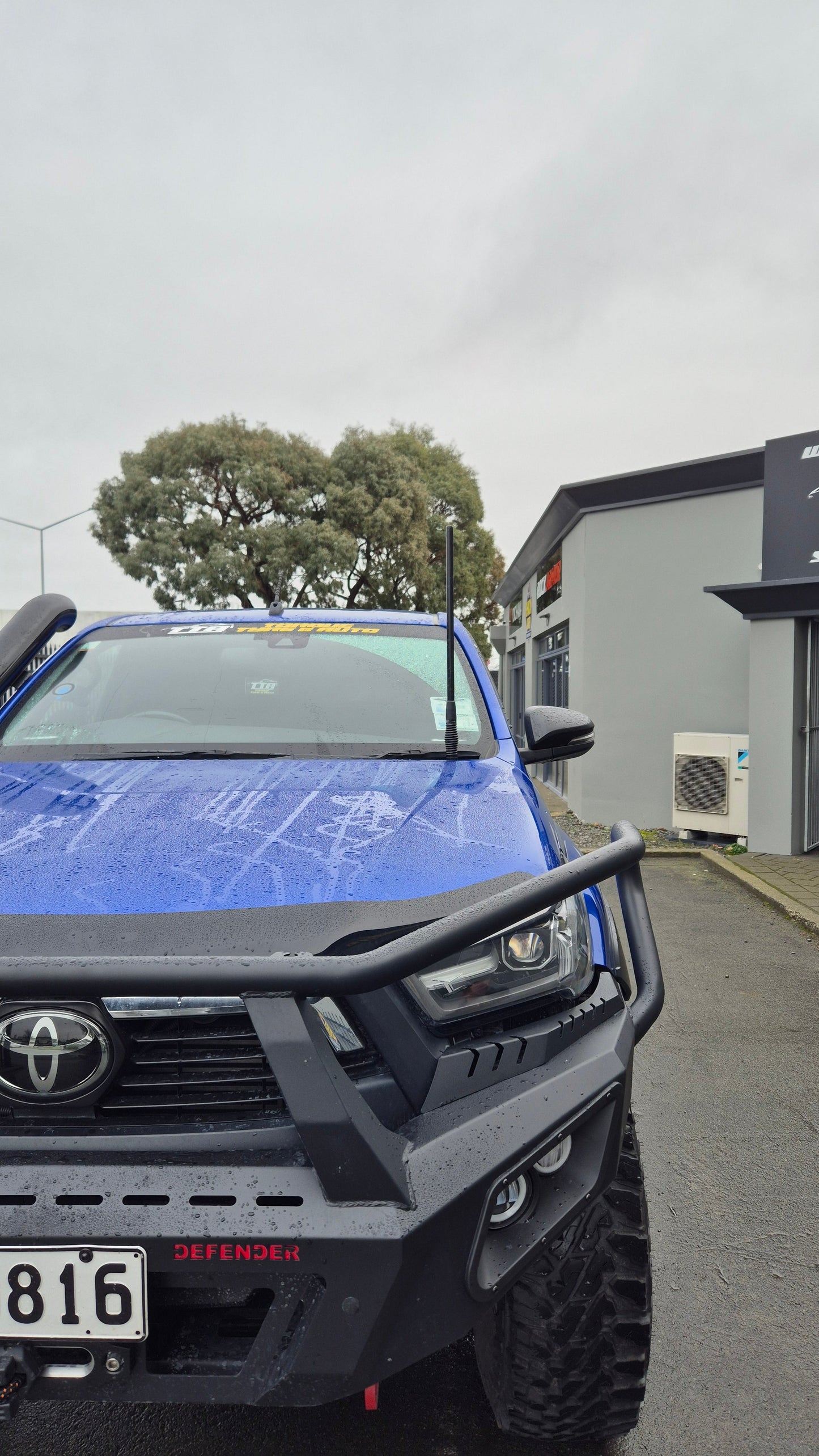 Toyota Hilux N80 UHF Antenna Mount Bracket