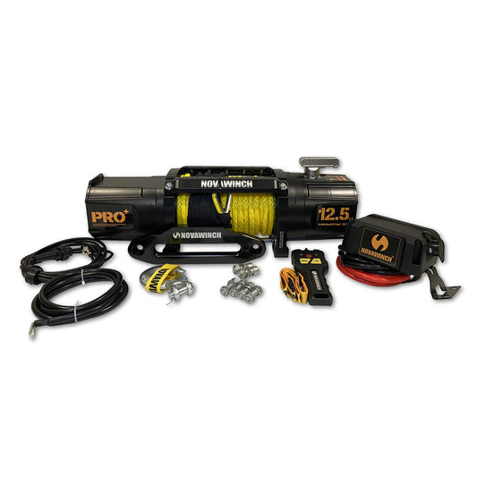 PRO+ Series Electric Winch 12, 500lb 24V Foot Down