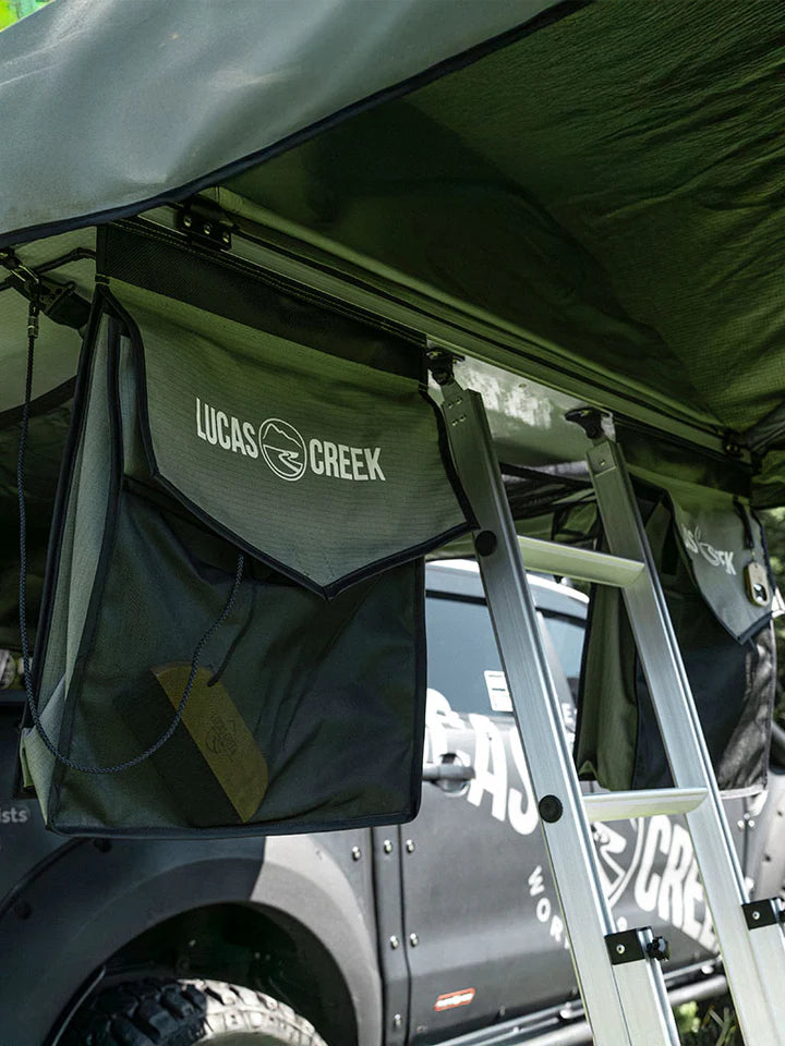 Lucas Creek Gen 4 Soft Shell Roof Top Tent Natural Green