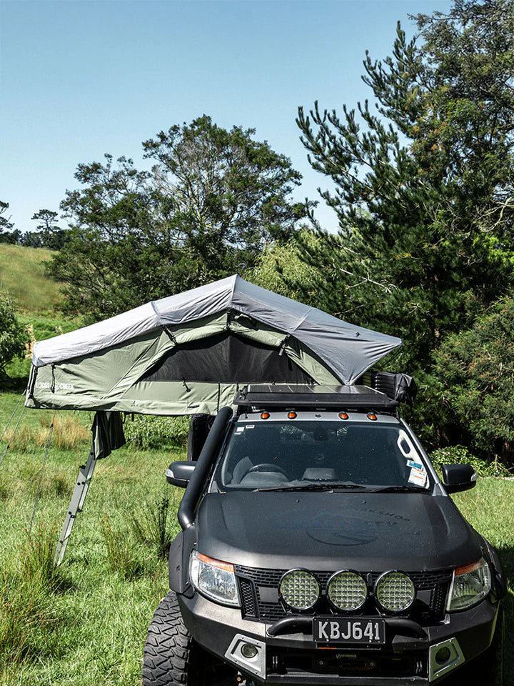 Lucas Creek Gen 4 Soft Shell Roof Top Tent Natural Green