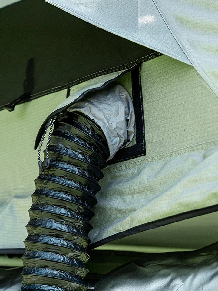 Lucas Creek Gen 4 Soft Shell Roof Top Tent Natural Green