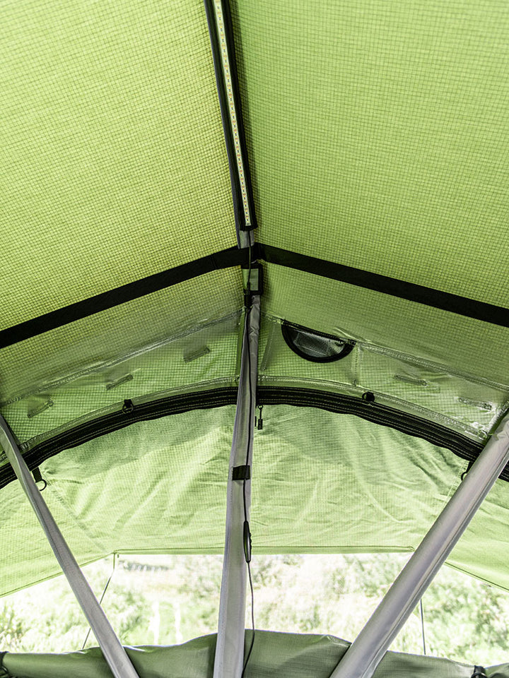 Lucas Creek Gen 4 Soft Shell Roof Top Tent Natural Green