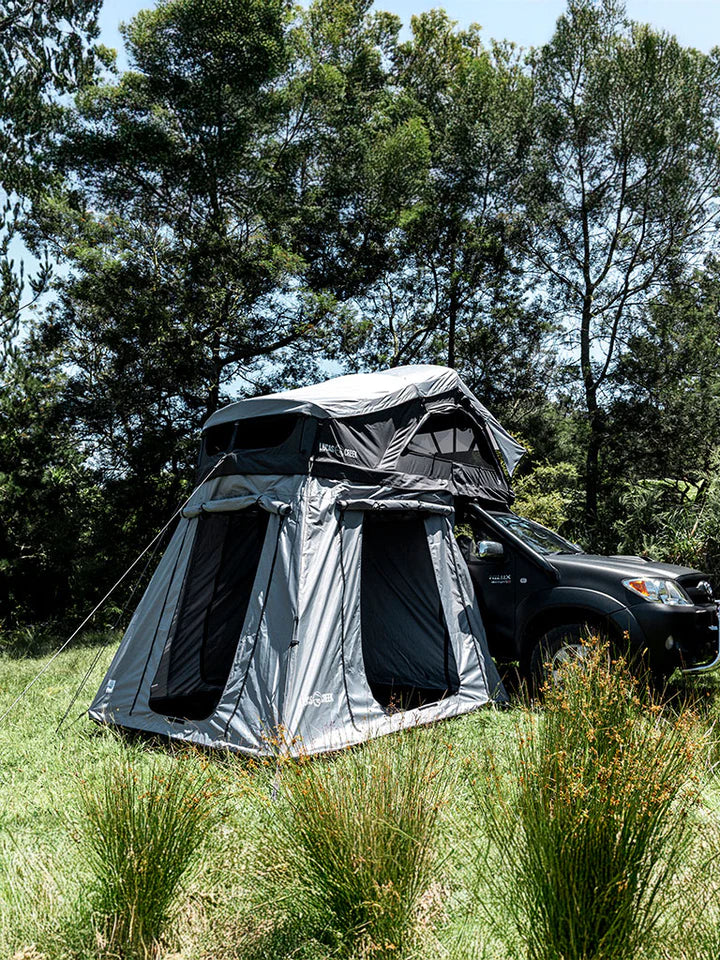 Lucas Creek Gen 4 Soft Shell Roof Top Tent - Gunmetal Grey