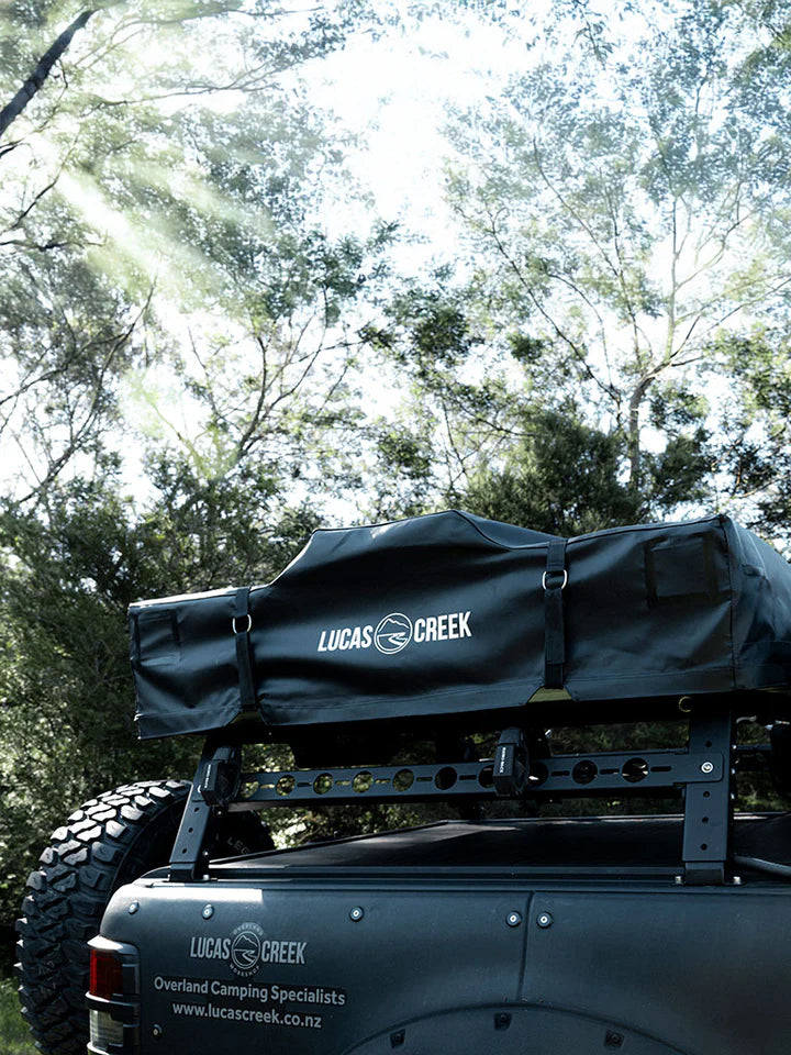 Lucas Creek Gen 4 Soft Shell Roof Top Tent - Gunmetal Grey