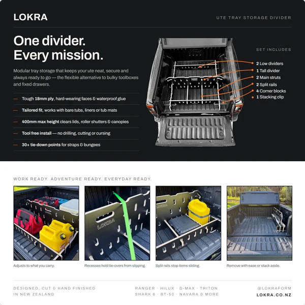LOKRA Ute Storage Mitsubishi Triton (2016-2019)
