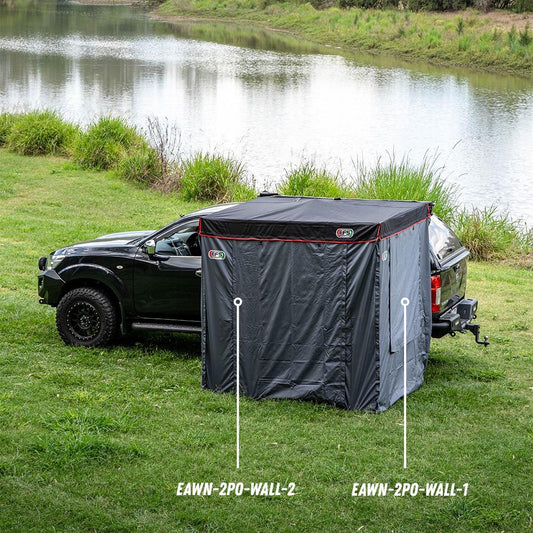 2X2m Popout 4WD Awning Front Wall