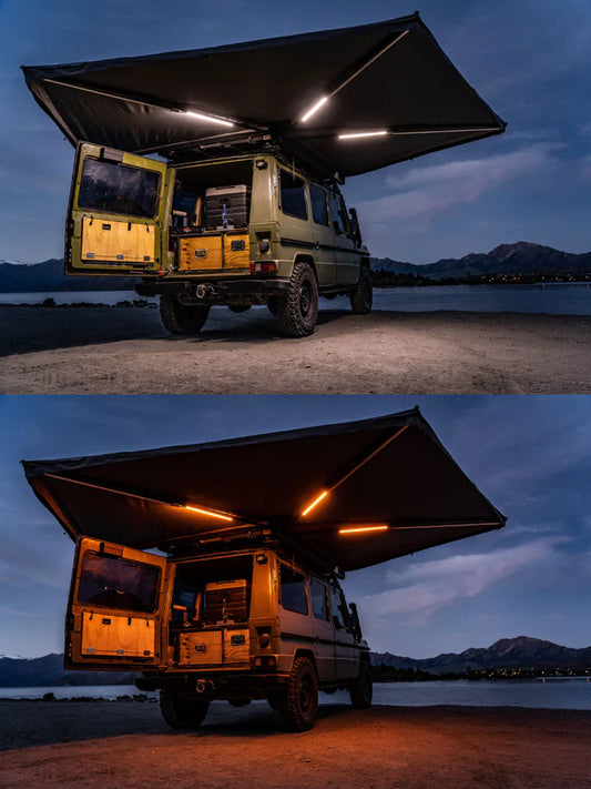 Lucas Creek LED Camping Light Set - Amber/White