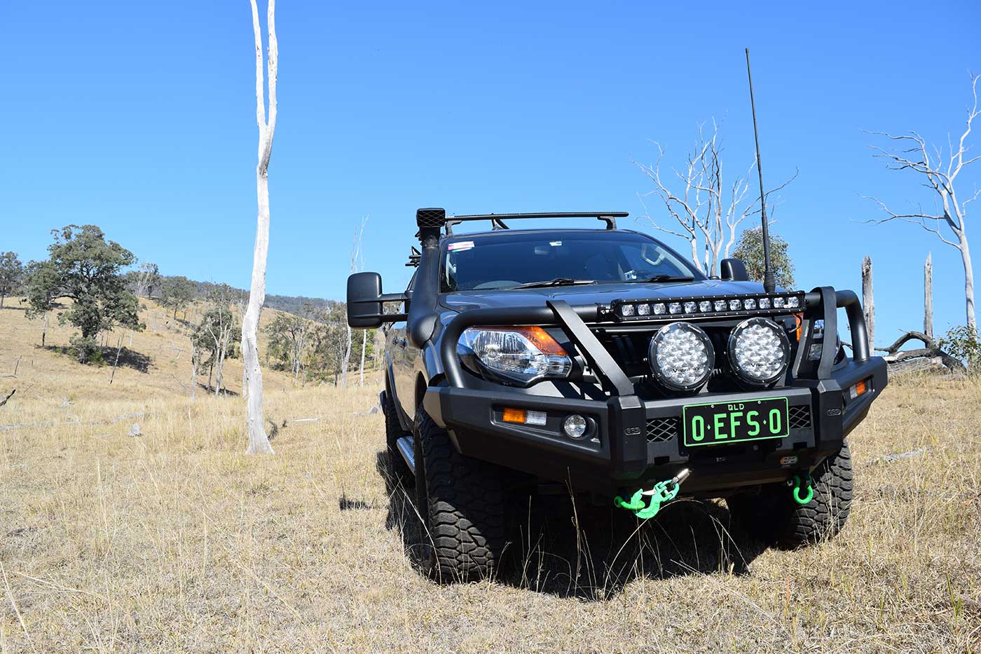 EFS Adventure Stockman Bullbar Mitsubishi Triton MQ 2015-2018